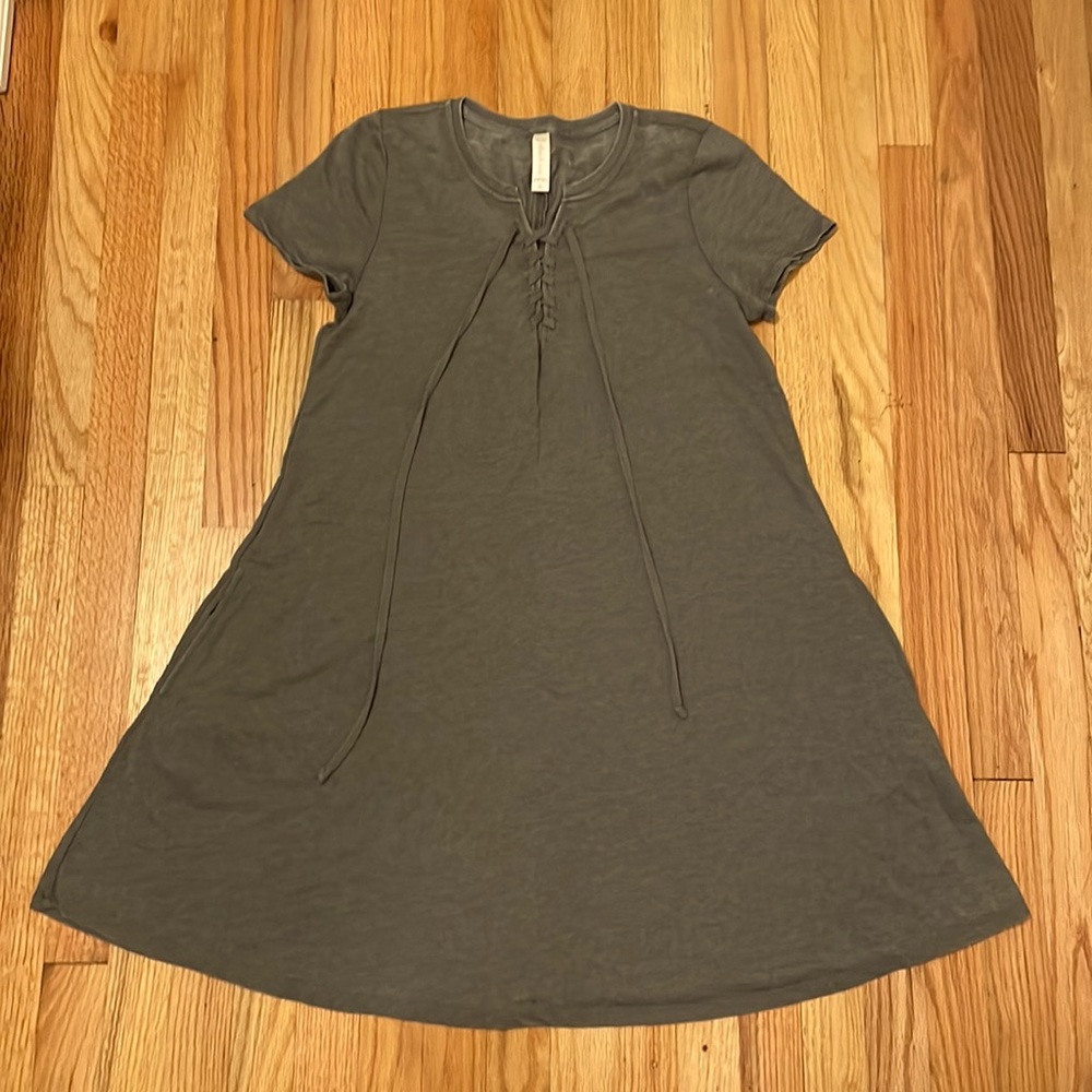 Altar'd State Olive Green Midi Dress